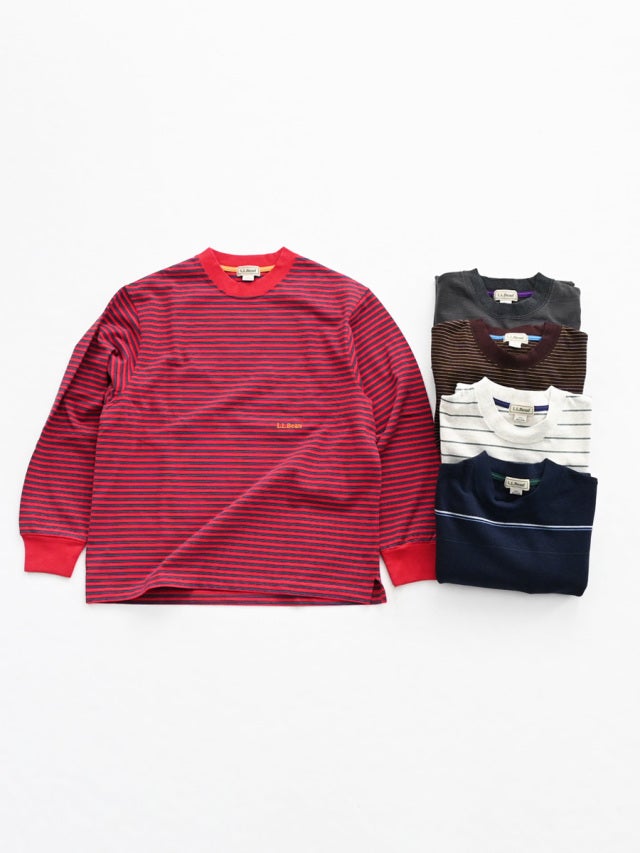 L.L.Bean (エルエルビーン) ユニオン・ストライプ長袖Tee | Strato