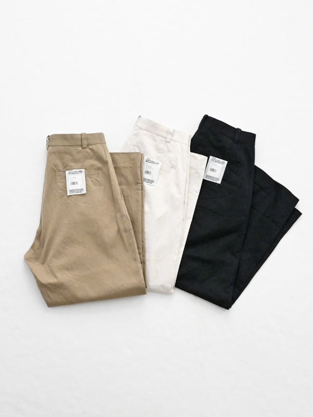 YAECA (ヤエカ) Chino Trousers, Two-Tuck Straight 2nd(11061606