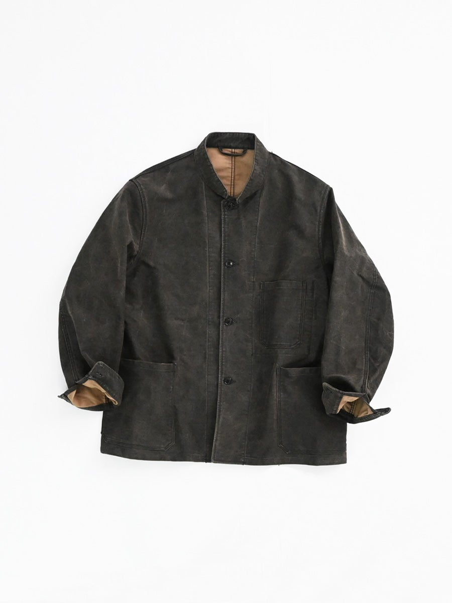 A VONTADE (アボンタージ) Stand Collar Work Jacket -Pigment Coating