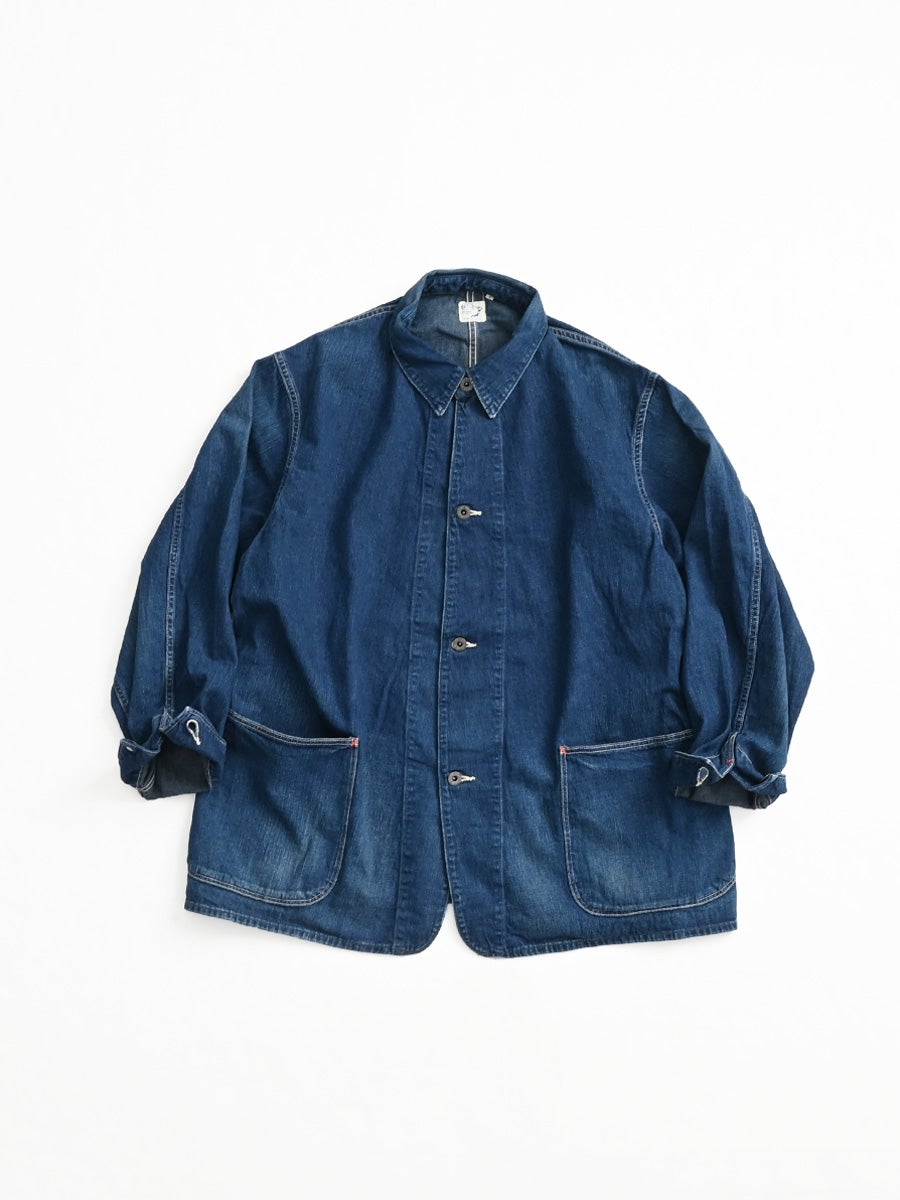 オアスロウ インディゴデニム カバーオール orSlow (オアスロウ) WWII SIMPLIFIED DENIM COVERALL -VINTAGE INDIGO